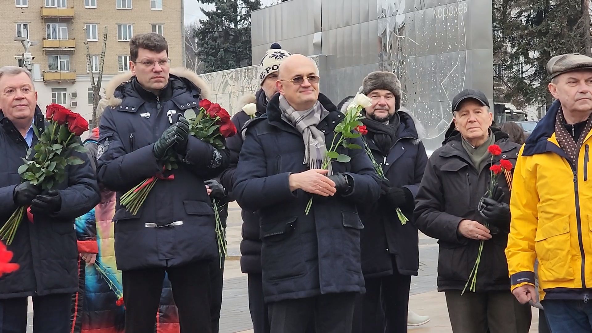 королёв, возложение цветов, памятная дата, день рождения сергея королева