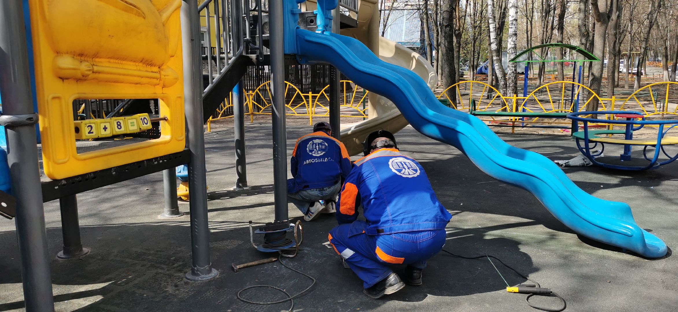 благоустройство, детские площадки, ремонт