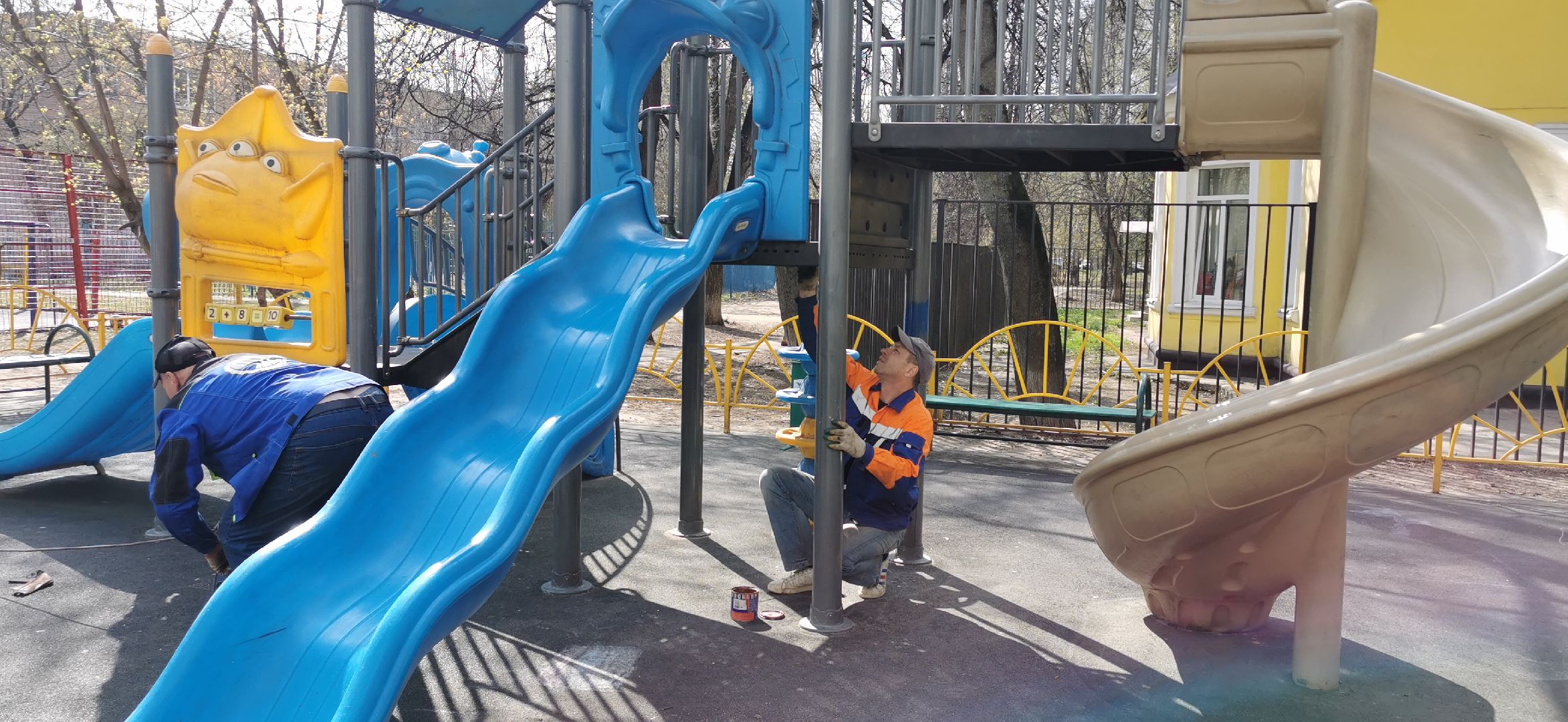 благоустройство, детские площадки, ремонт