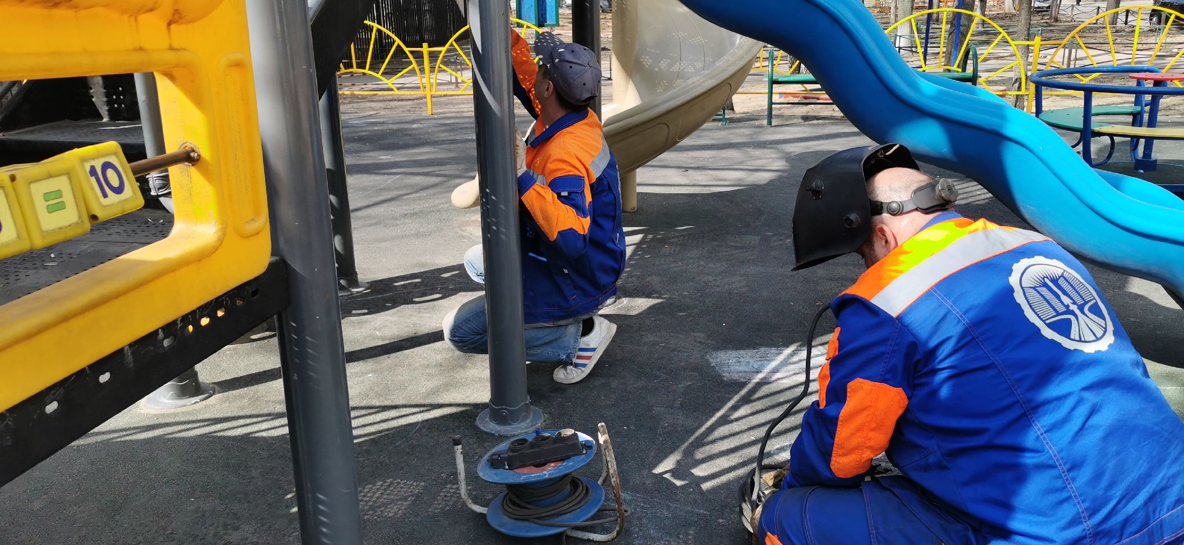 благоустройство, детские площадки, ремонт