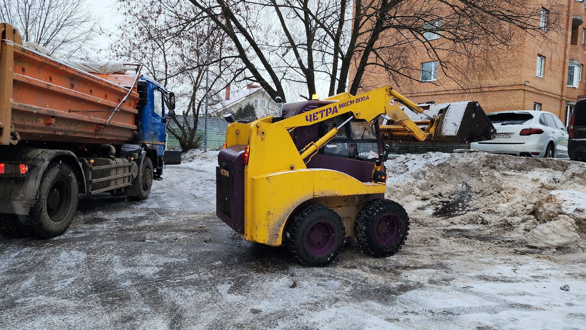 уборка снега, благоустройство, истра, вывоз снега, вертикалки,