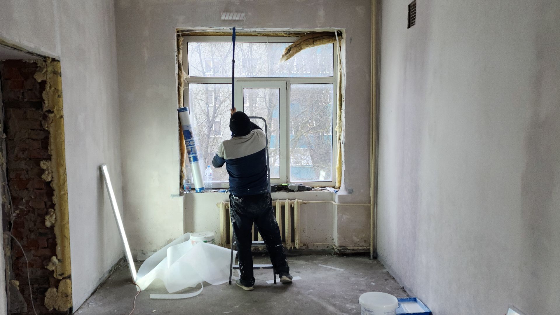 медицина, ремонт поликлиники, волоколамск, вертикалки,