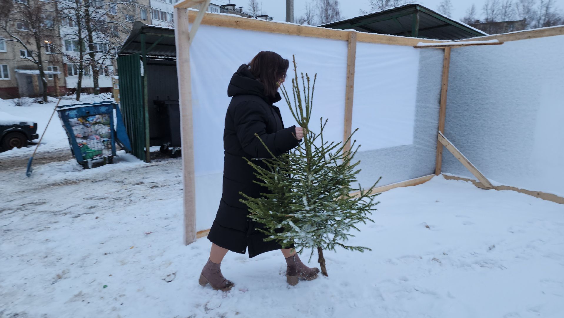 вторичная переработка, руза, экология, экология рузы, экология подмосковья, зима в подмосковье, зима в рузе,