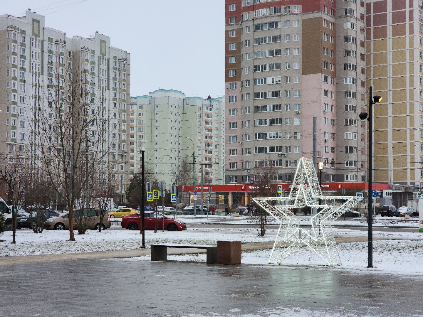 Подольск, Тротуары, борьба с гололедом, Коммунальщики,