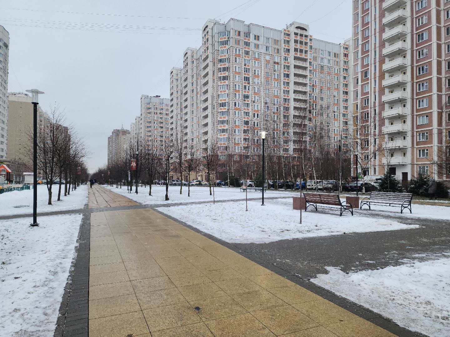 Подольск, Тротуары, борьба с гололедом, Коммунальщики,