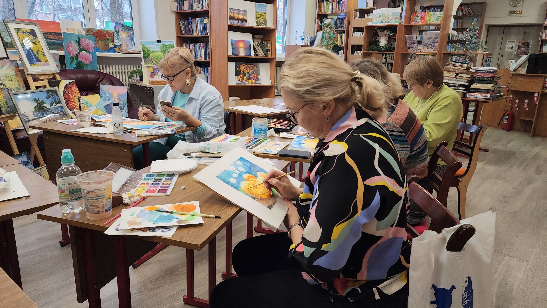 Мастер-класс, Лобня, Рисунок, Живопись,Зима, Зимний натюрморт,