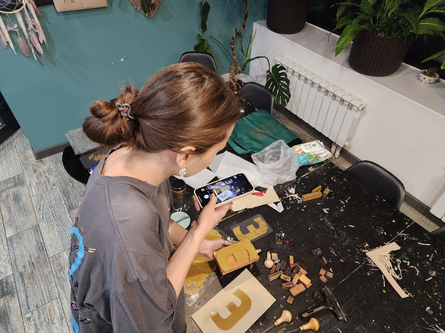 Черноголовка, Линогравюра, Мастер-класс,