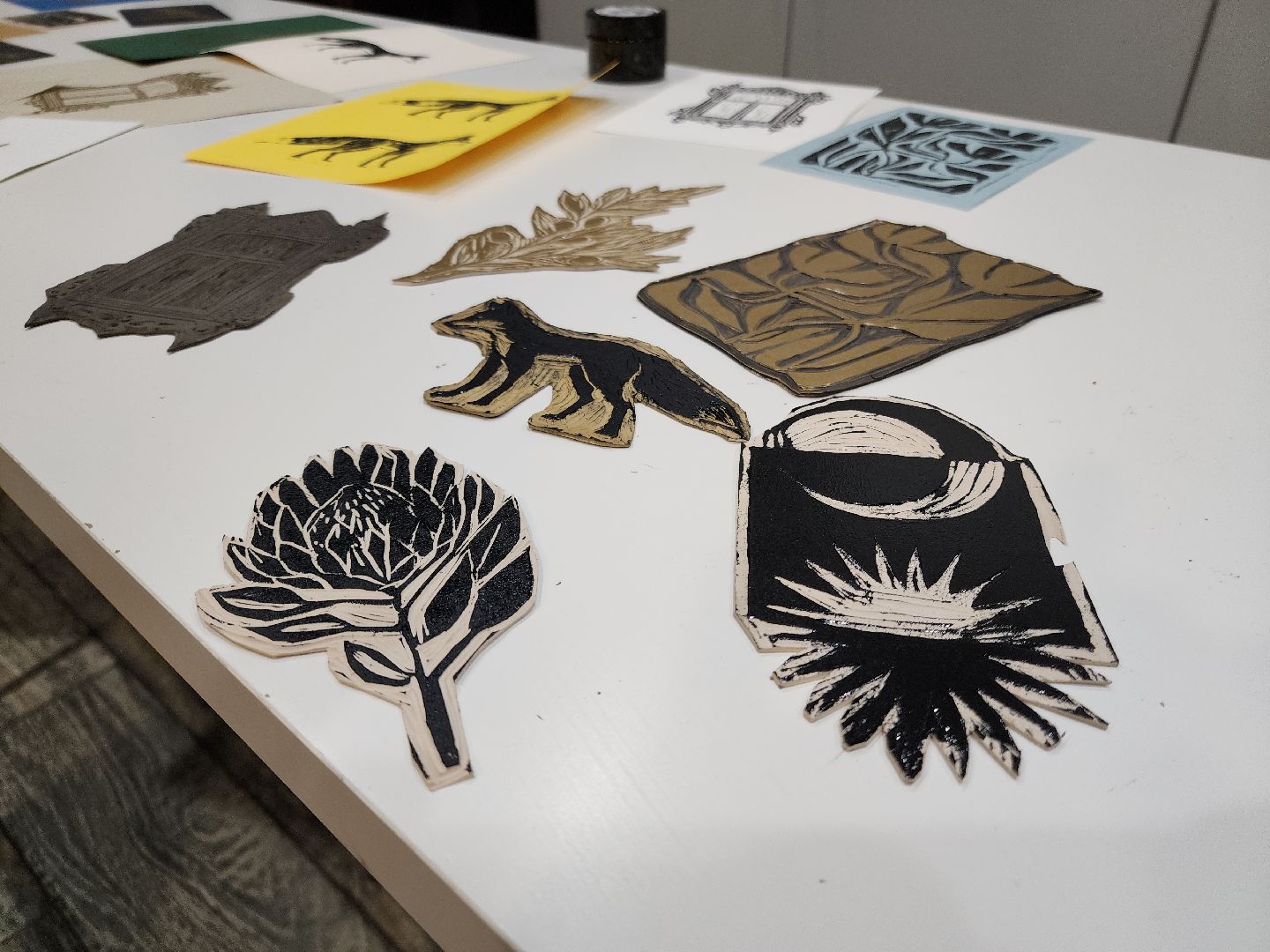 Черноголовка, Линогравюра, Мастер-класс,