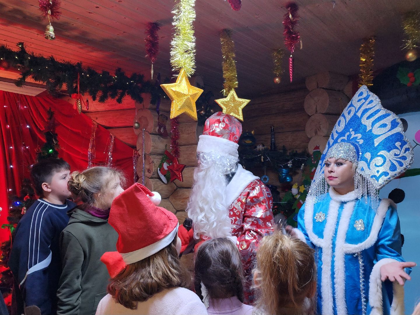 Новый год, Дед мороз, Снегурочка, Праздник, наташинский парк, зима в подмосковье,