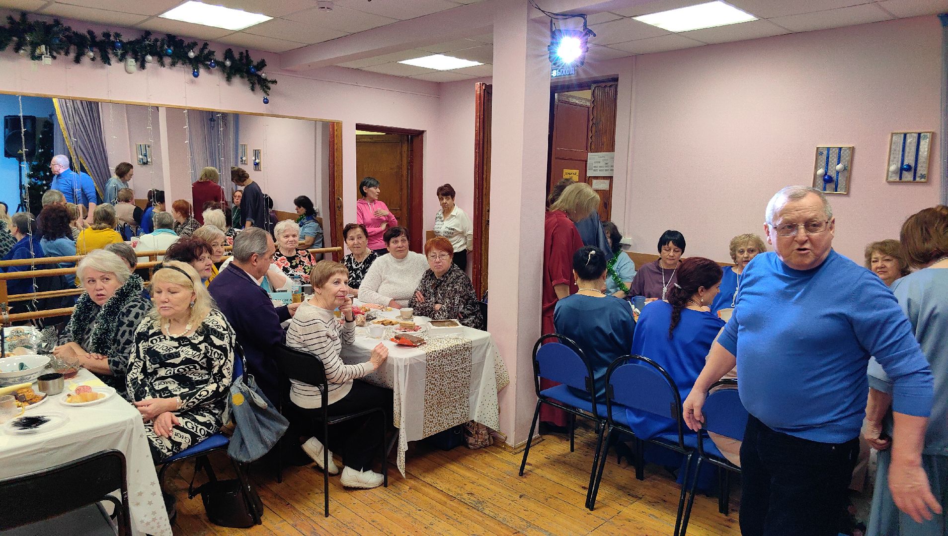совет ветеранов, старый новый год, стихи, танцы, дом культуры,