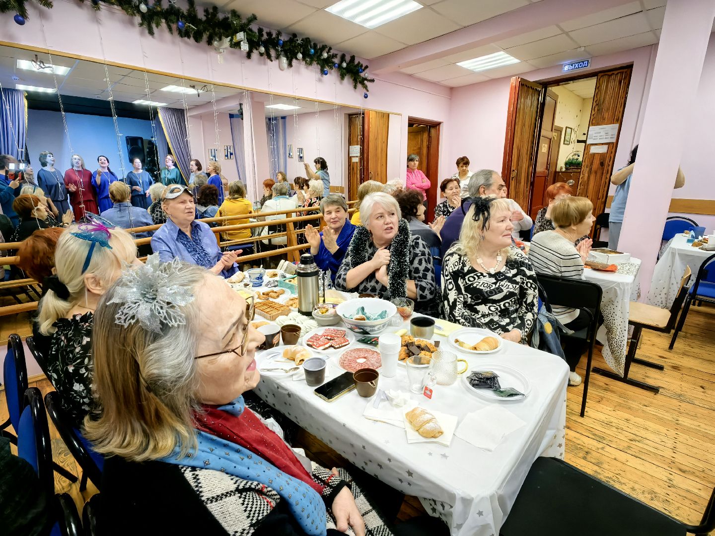 совет ветеранов, старый новый год, стихи, танцы, дом культуры,