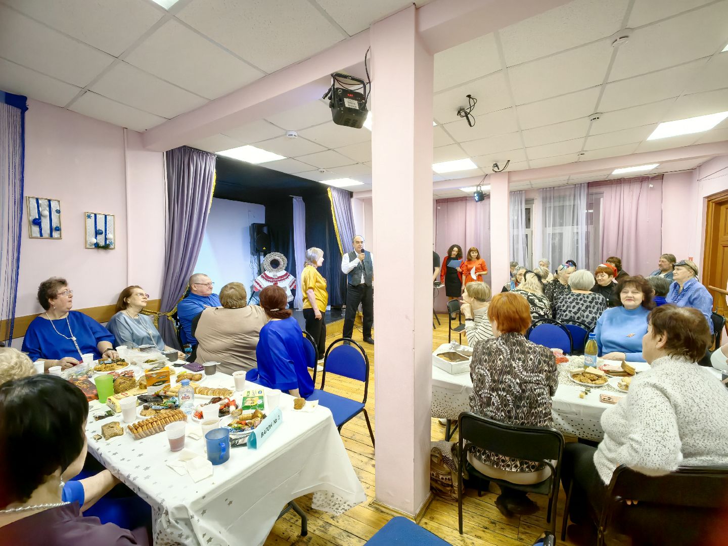 совет ветеранов, старый новый год, стихи, танцы, дом культуры,