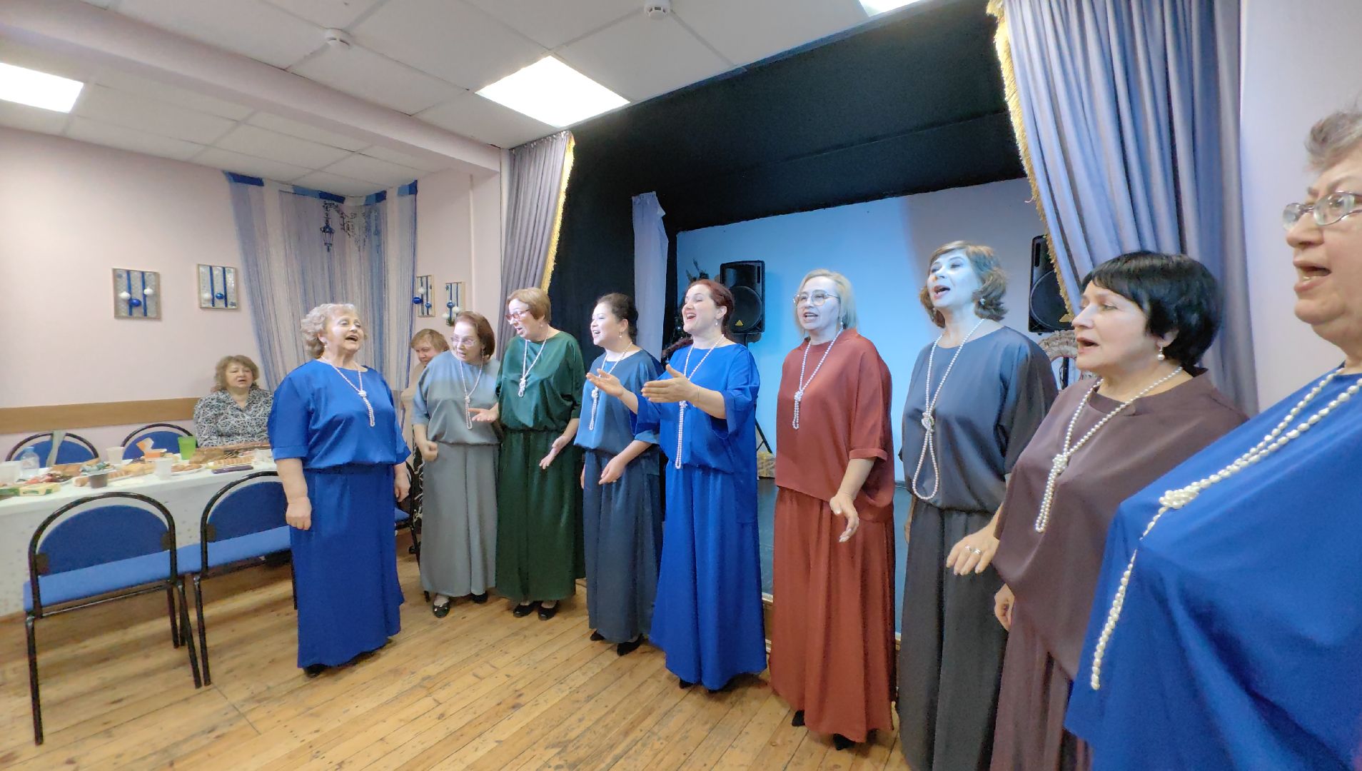 совет ветеранов, старый новый год, стихи, танцы, дом культуры,