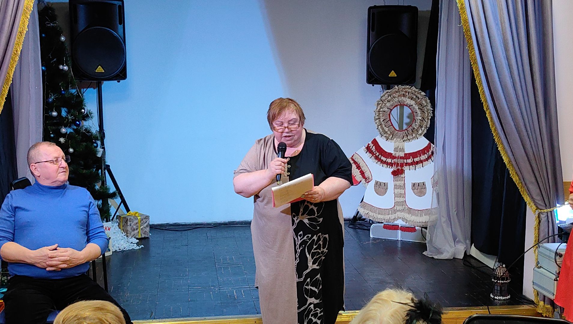 совет ветеранов, старый новый год, стихи, танцы, дом культуры,