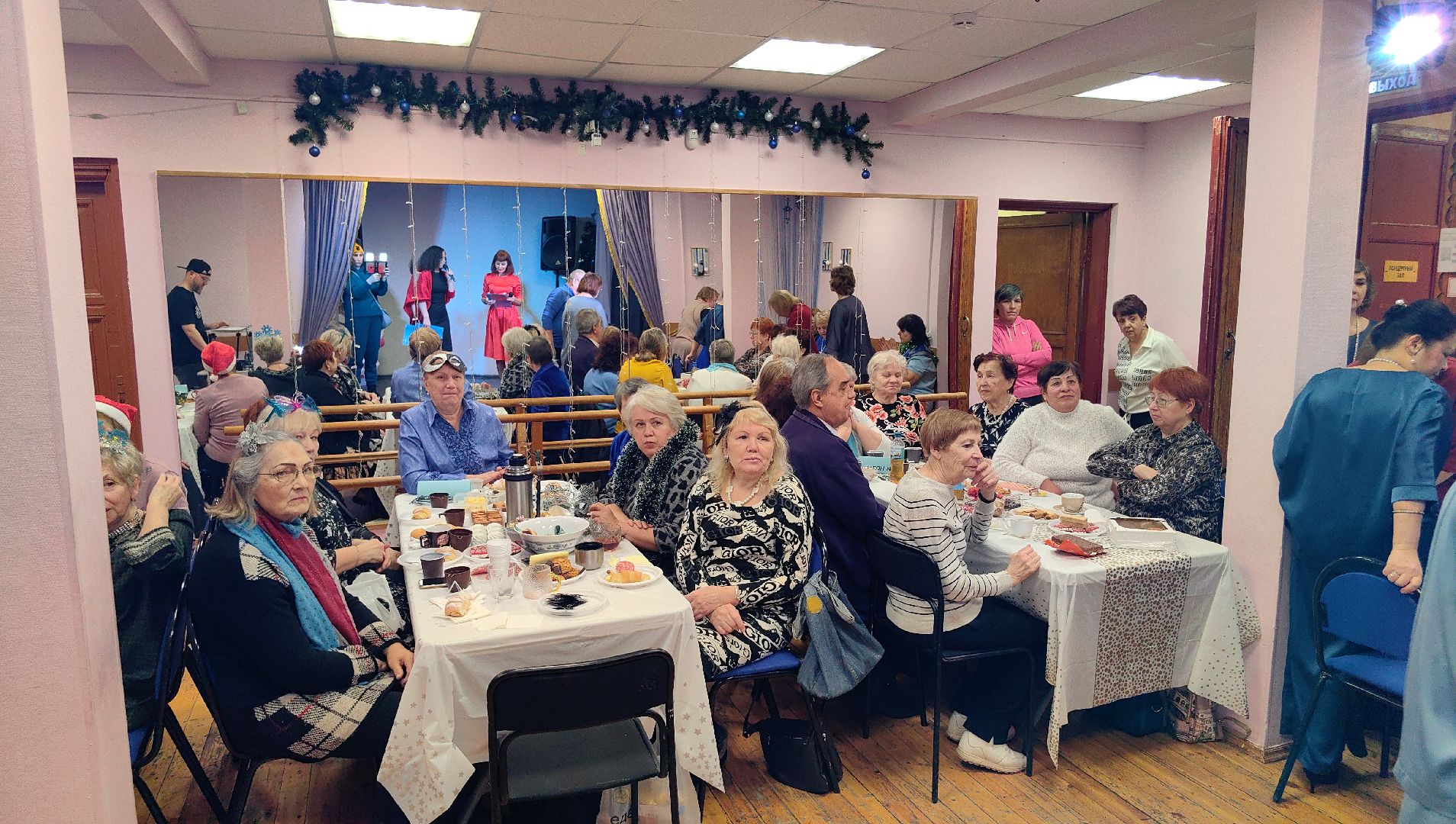 совет ветеранов, старый новый год, стихи, танцы, дом культуры,