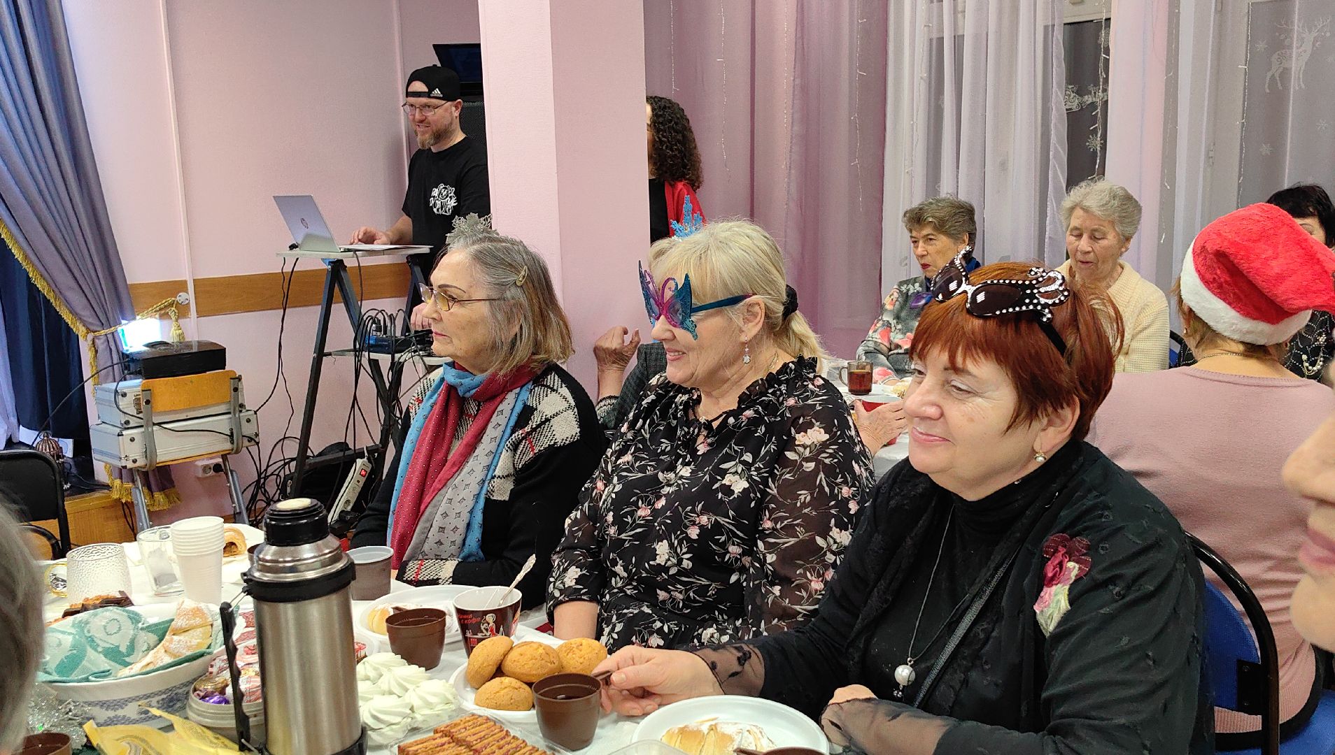 совет ветеранов, старый новый год, стихи, танцы, дом культуры,