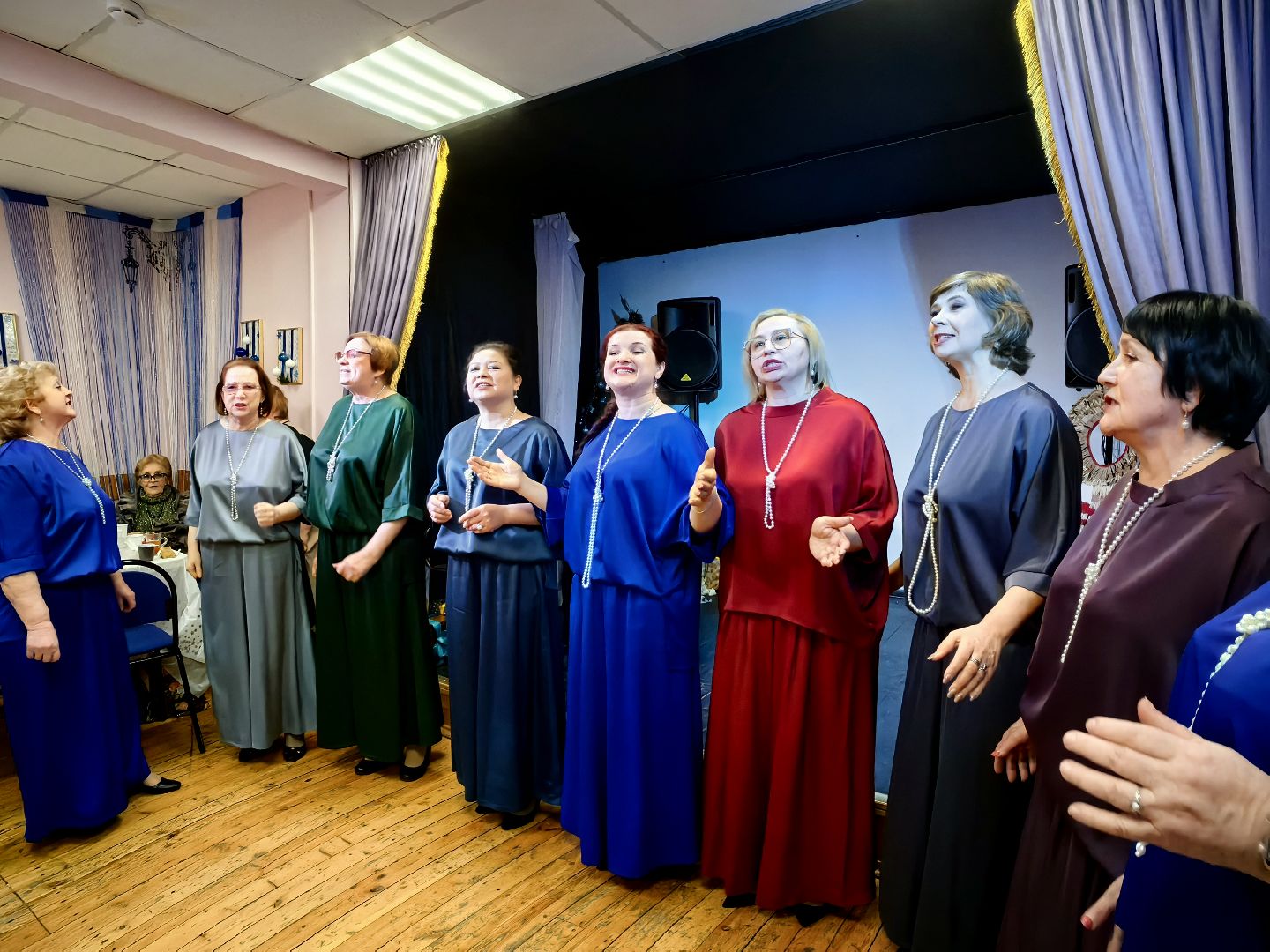 совет ветеранов, старый новый год, стихи, танцы, дом культуры,