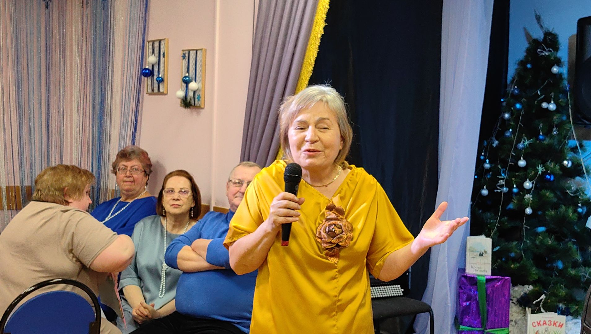 совет ветеранов, старый новый год, стихи, танцы, дом культуры,