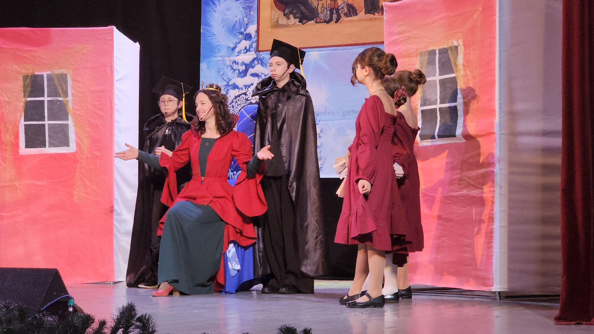 вертикалки, пушкино, рождество христово, спектакль, театральная студия, троицкий храм, дети, рождественская сказка, рождественская елка, театральная постановка,