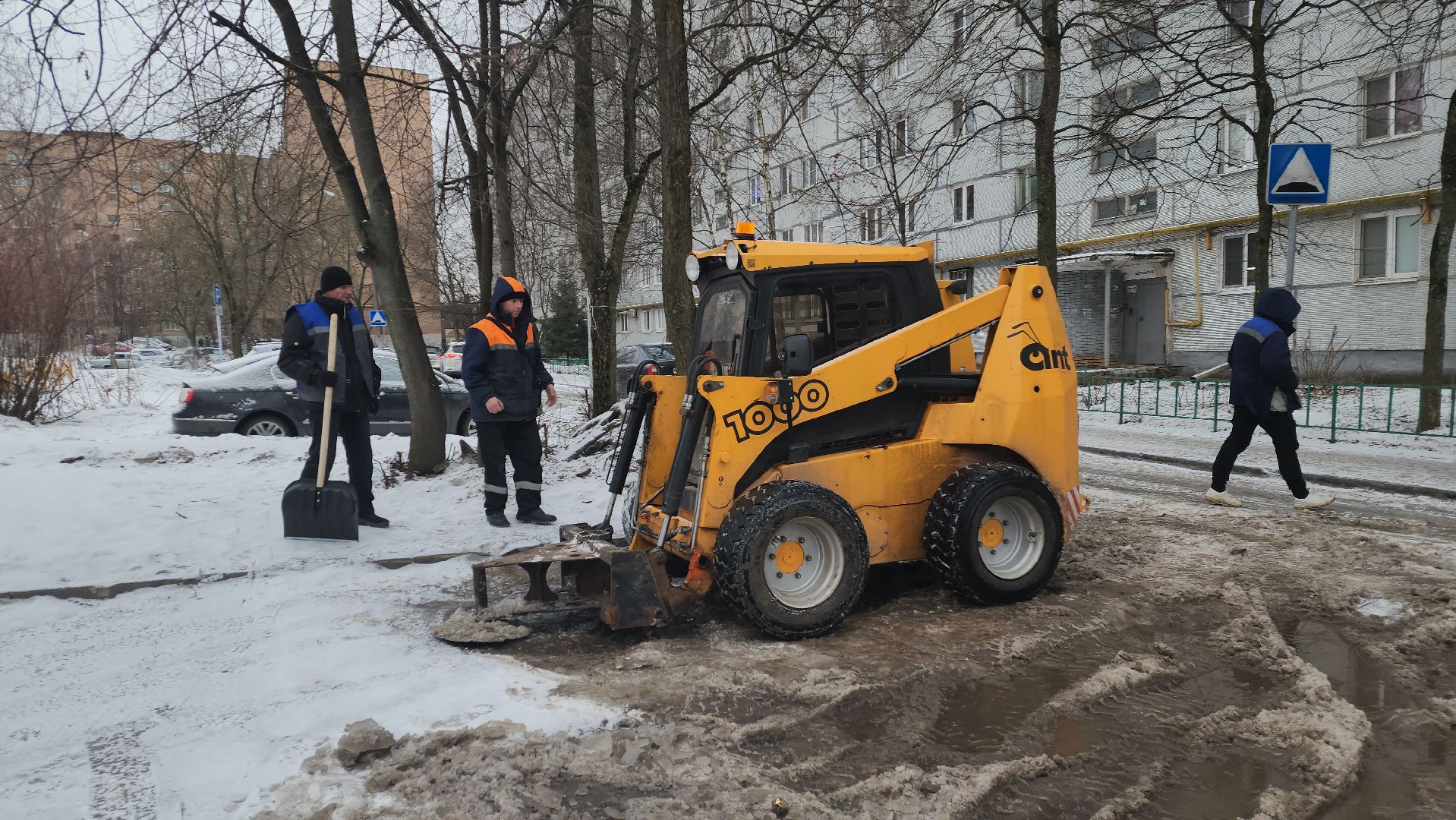 пушкино, благоустройство, вертикалки, уборка наледи, коммунальная служба, коммунальная техника, парковка, парковка автомобилей, уборка снега и наледи,