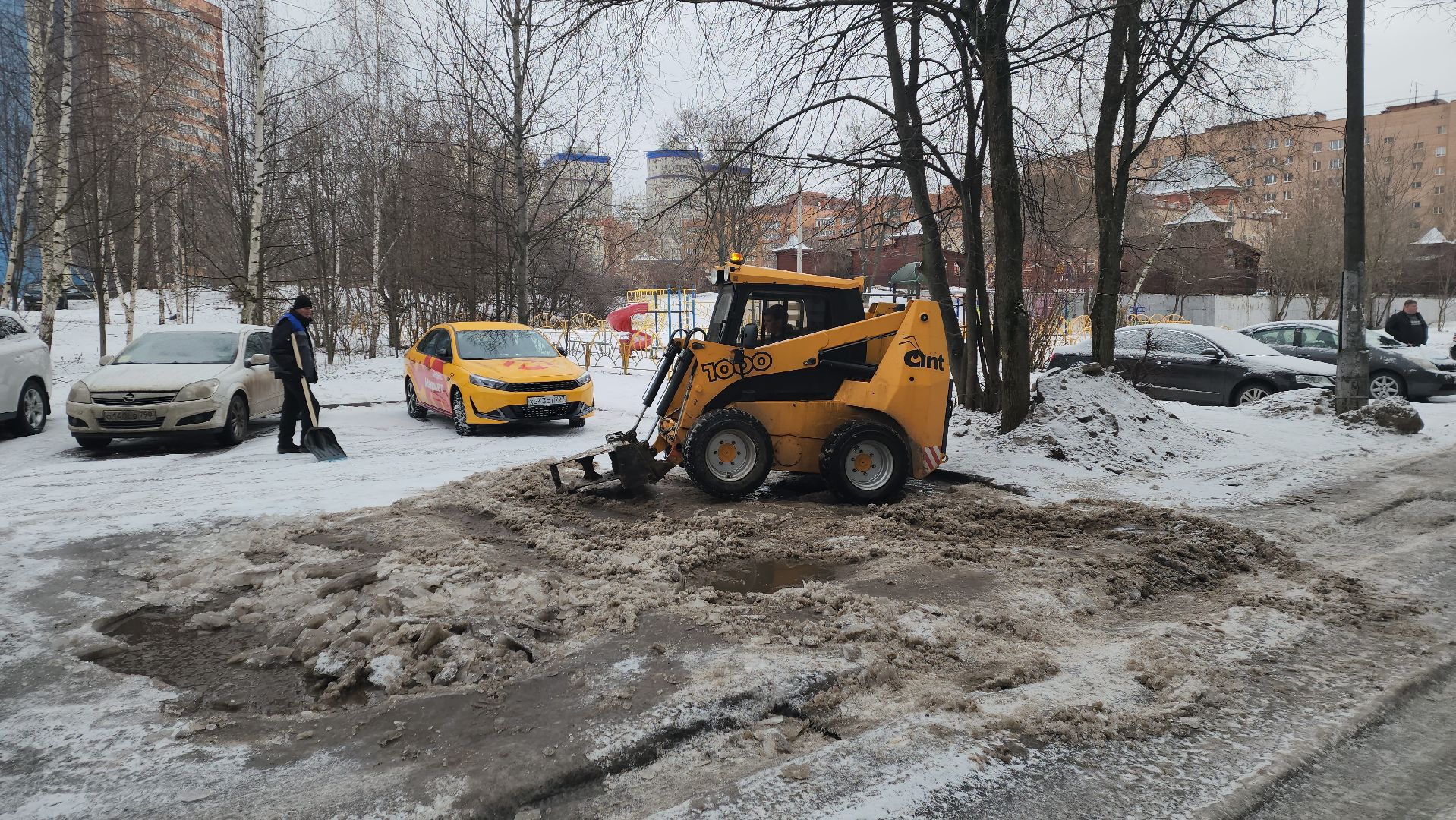 пушкино, благоустройство, вертикалки, уборка наледи, коммунальная служба, коммунальная техника, парковка, парковка автомобилей, уборка снега и наледи,