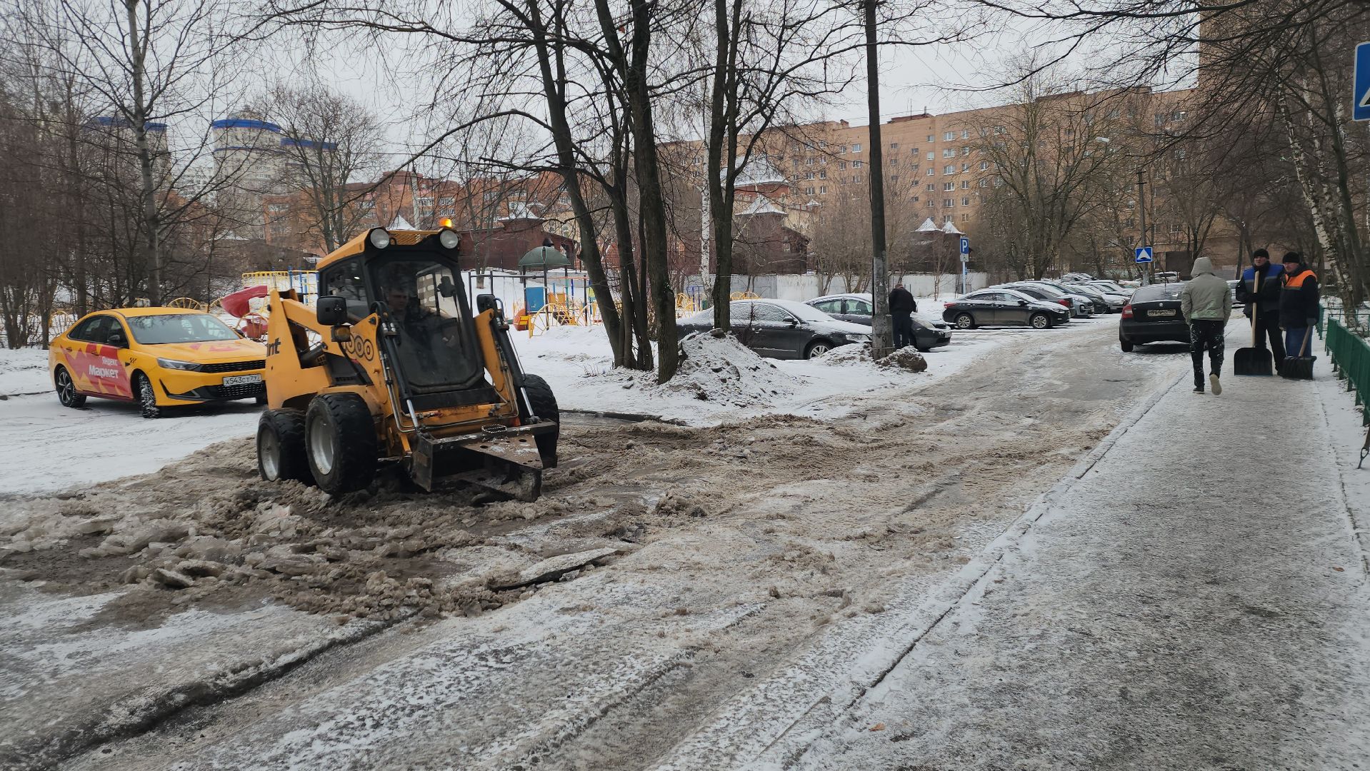 пушкино, благоустройство, вертикалки, уборка наледи, коммунальная служба, коммунальная техника, парковка, парковка автомобилей, уборка снега и наледи,
