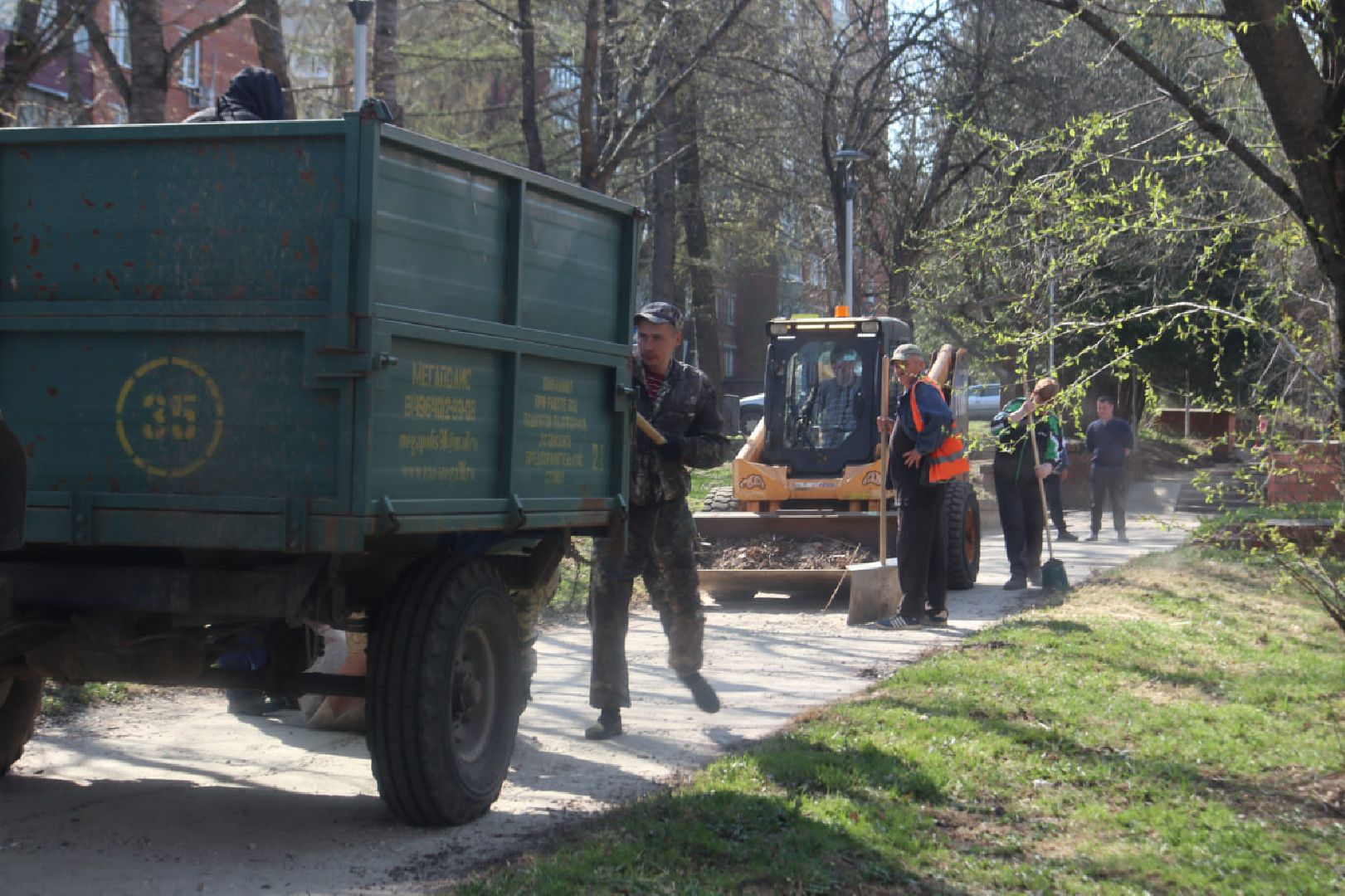 Пущино, уборка, благоустройство