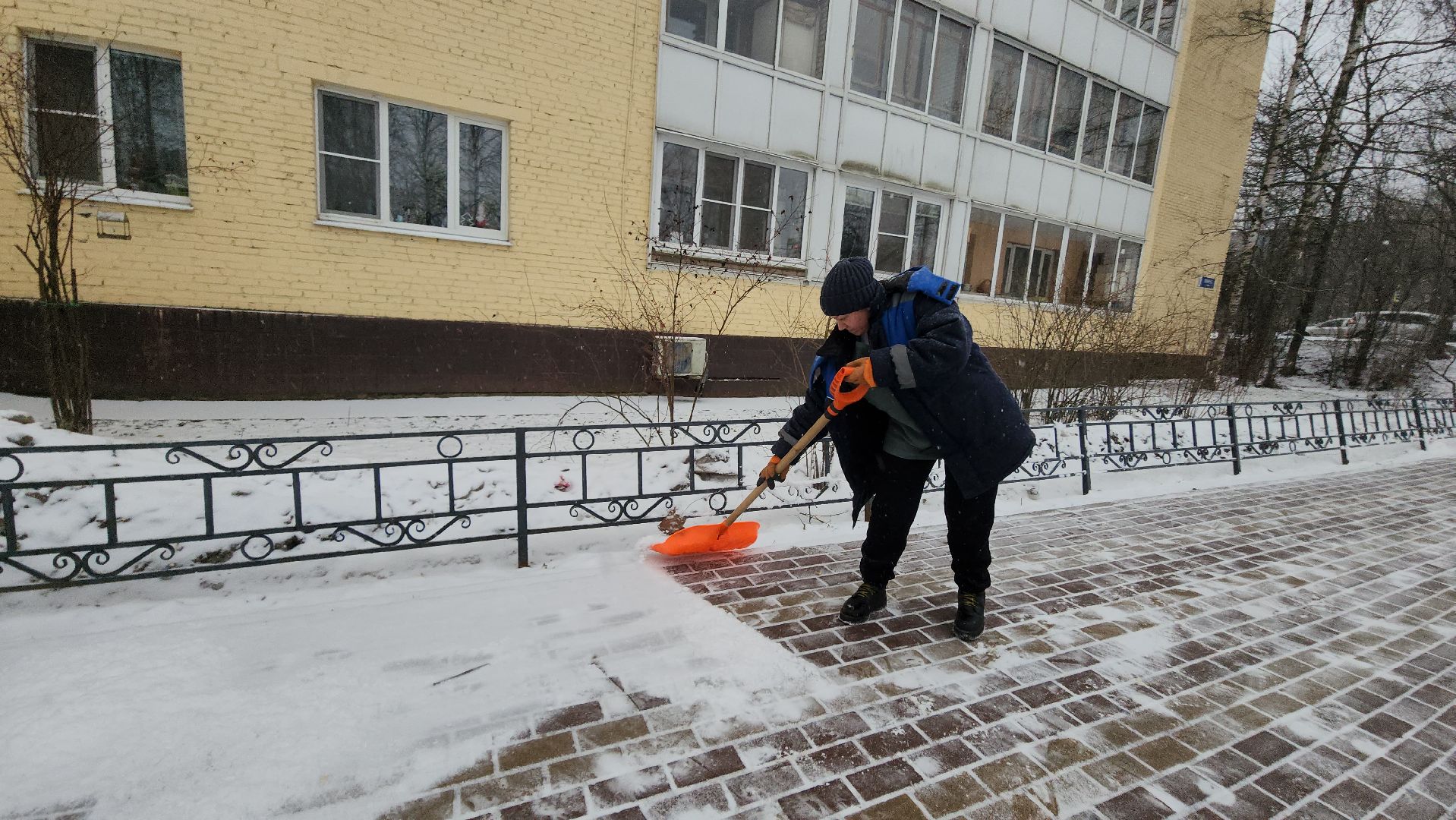 Уборка, снег, Истра, жкх,