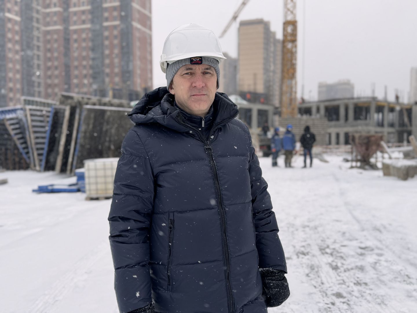 Новый детский сад в Одинцово, ЖК Союзный, Строительство, вертикалки,