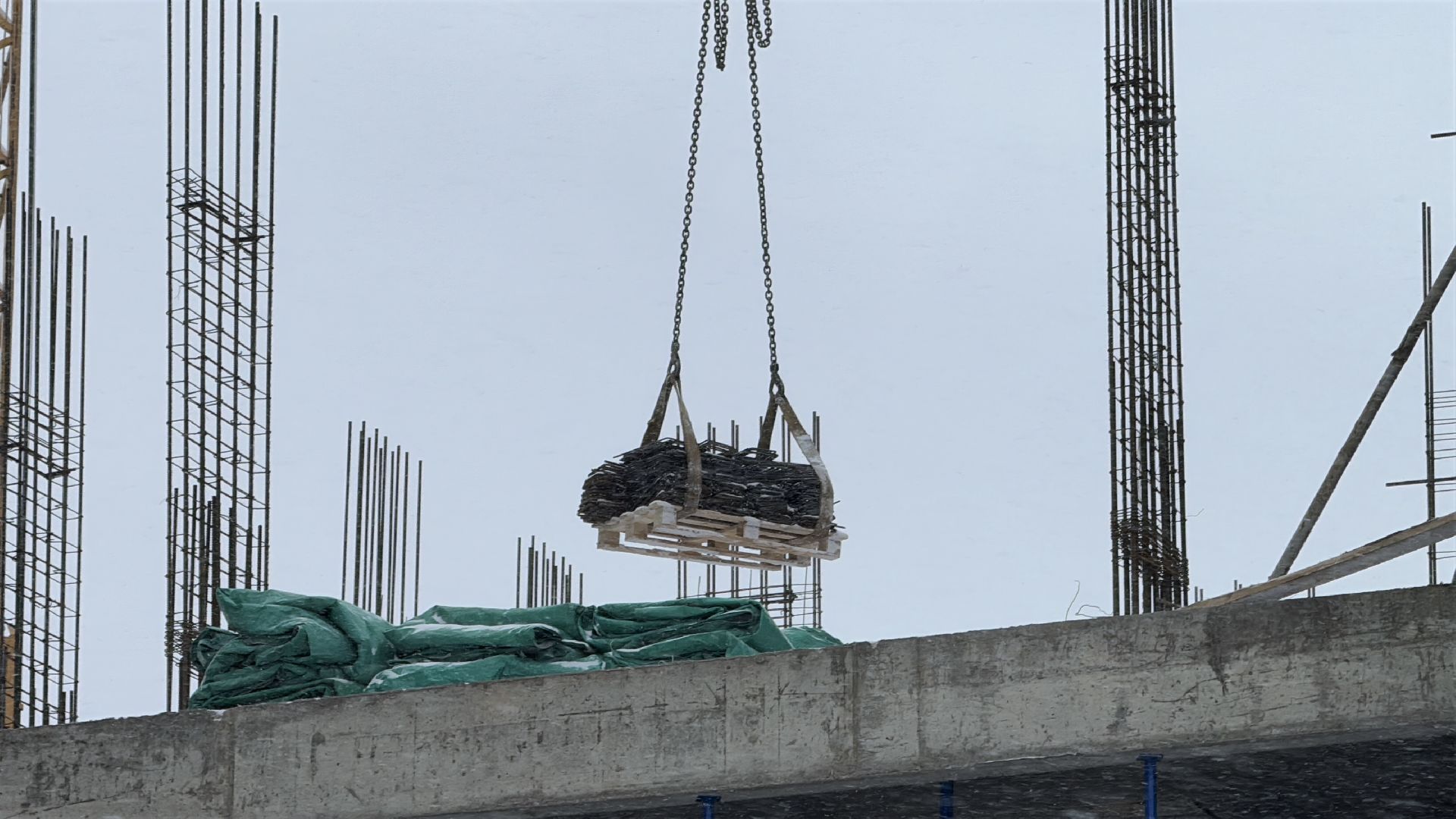 Новый детский сад в Одинцово, ЖК Союзный, Строительство, вертикалки,