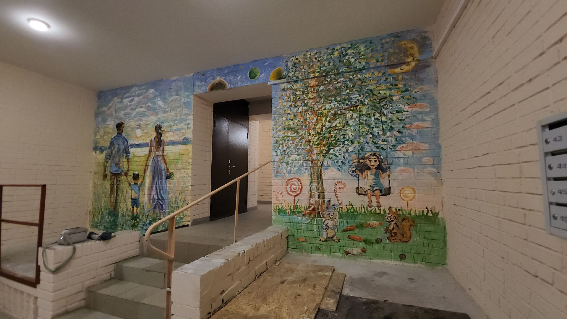 истра, подъезд, художник, творчество,