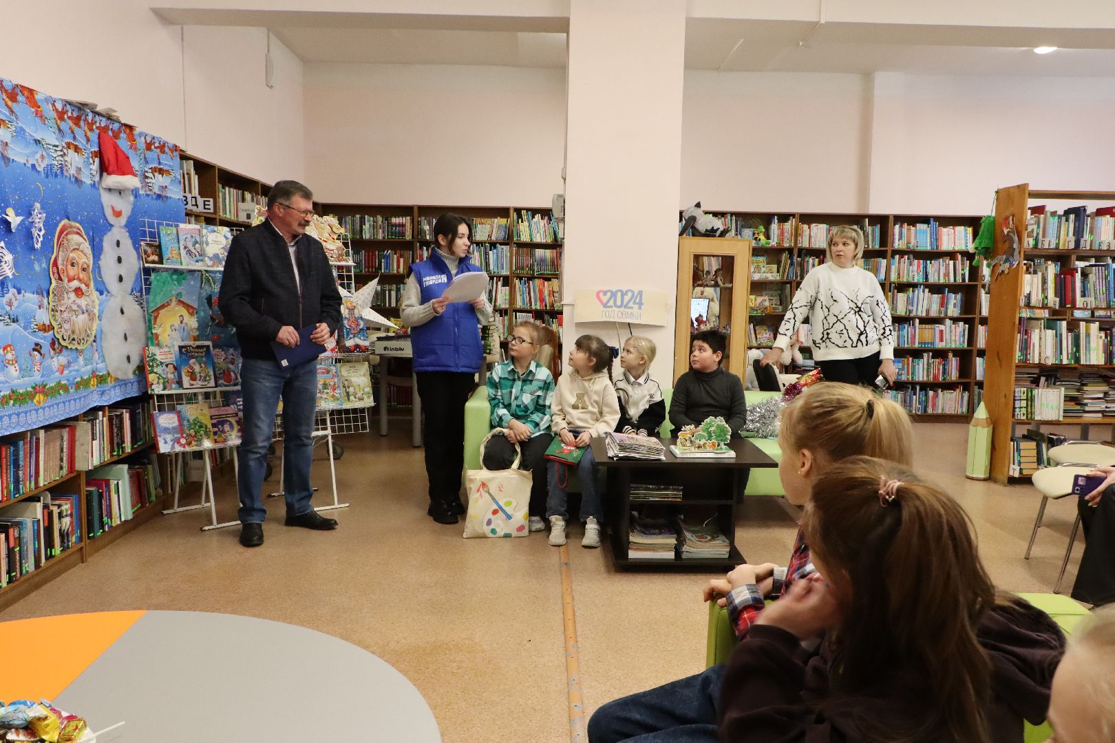 дети, серебряные пруды, молодогвардейцы, Центральная библиотека, викторина для детей, старый новый год, вертикалки,