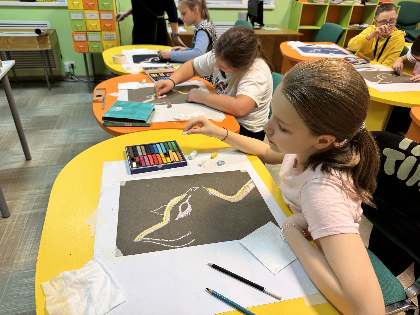 шаховская, изо, рисование, мастер класс,