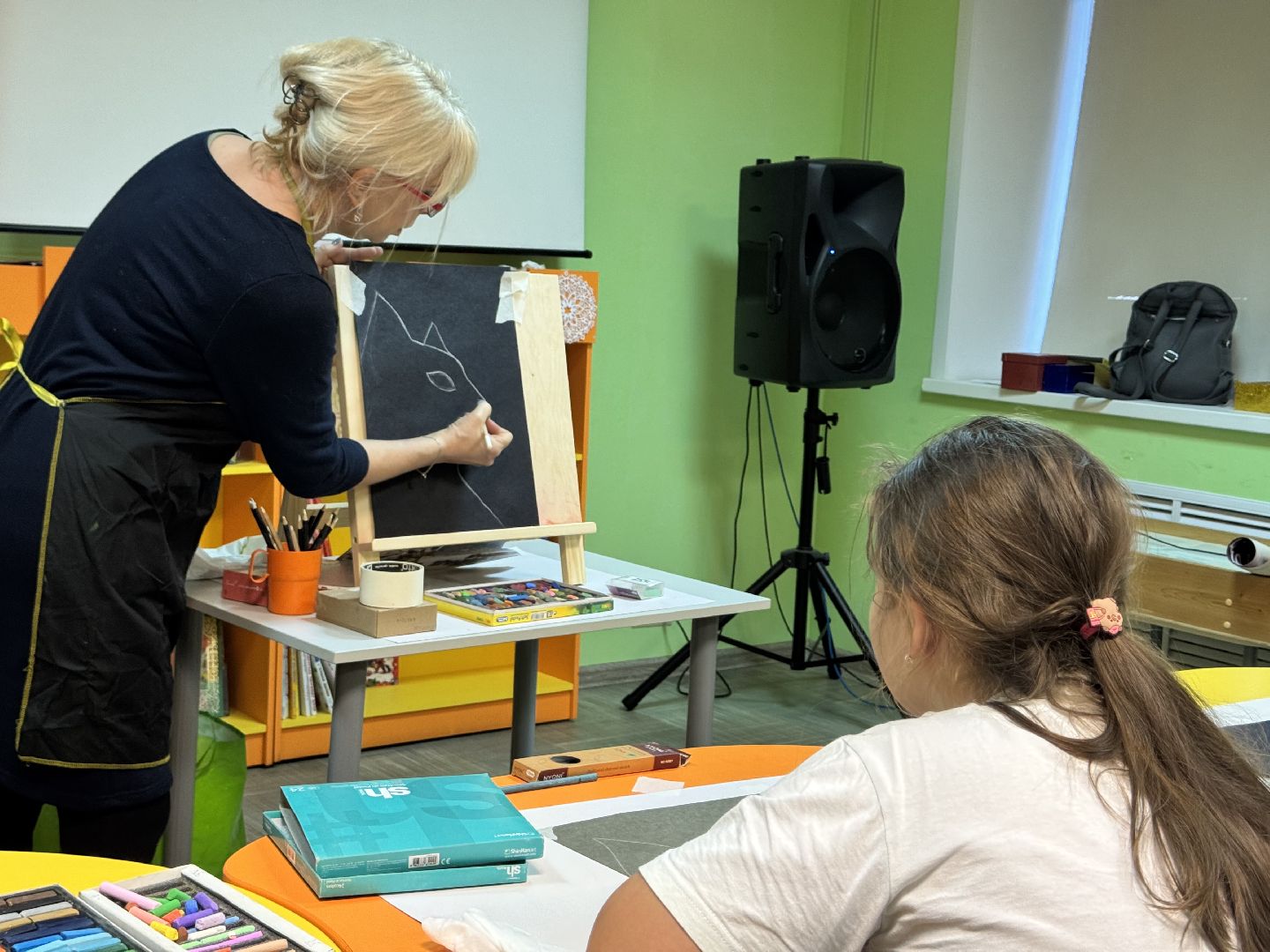 шаховская, изо, рисование, мастер класс,