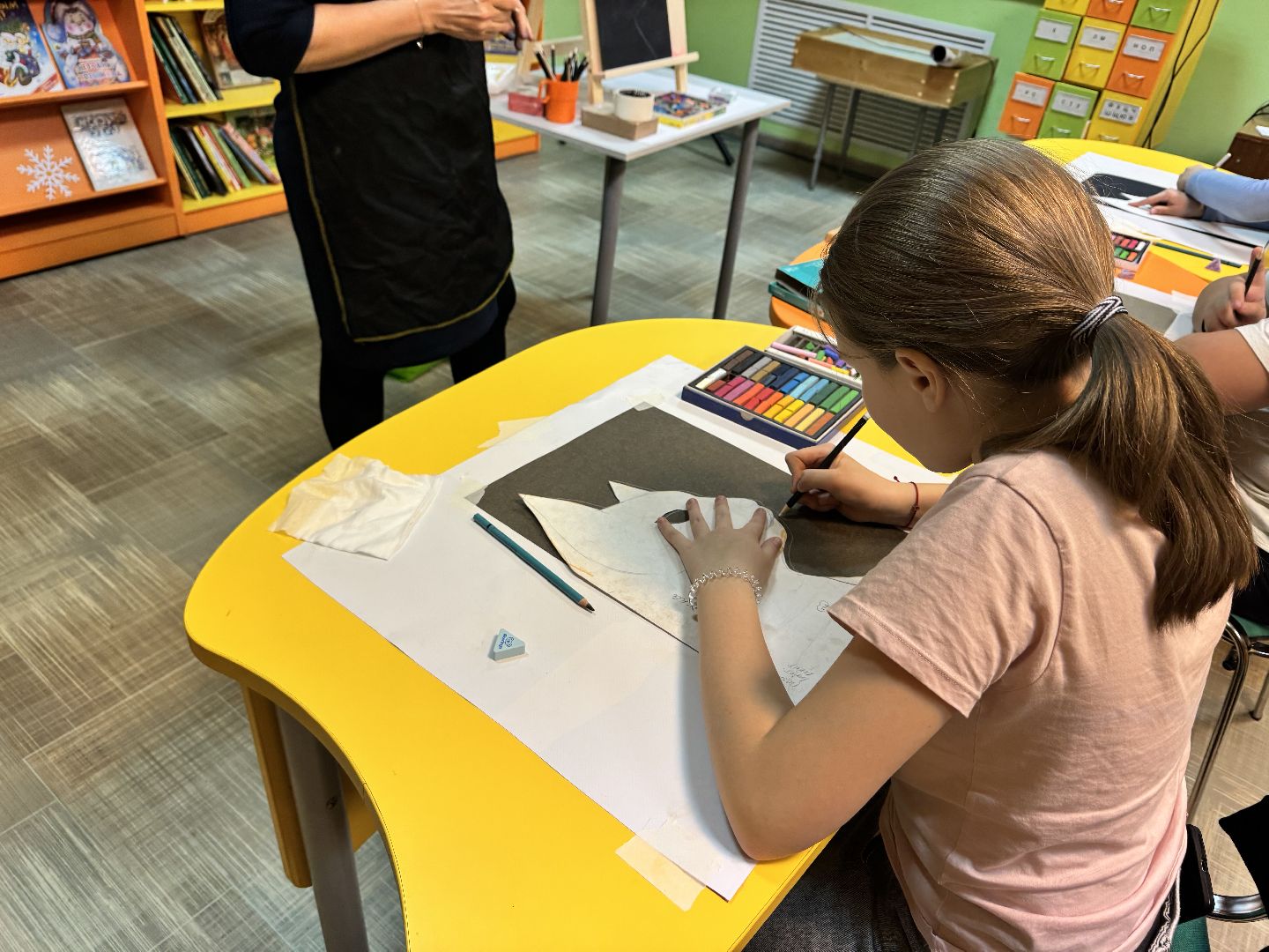 шаховская, изо, рисование, мастер класс,