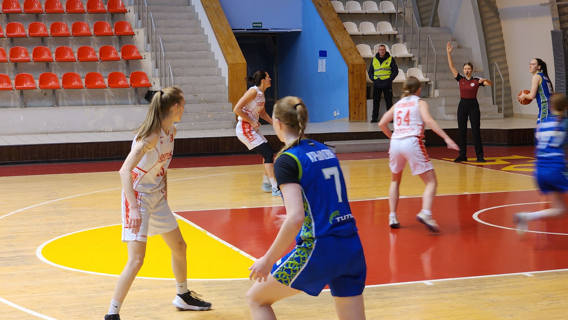 Чемпионат по баскетболу, женская высшая лига по баскетболу, Спартак, Ногинск, Богородский городской округ,