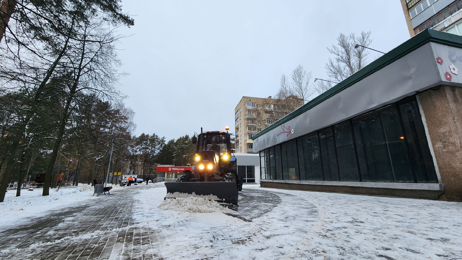 протвино, коммунальщики, комбинат благоустройства, уборка снега, г о серпухов, вертикалки,