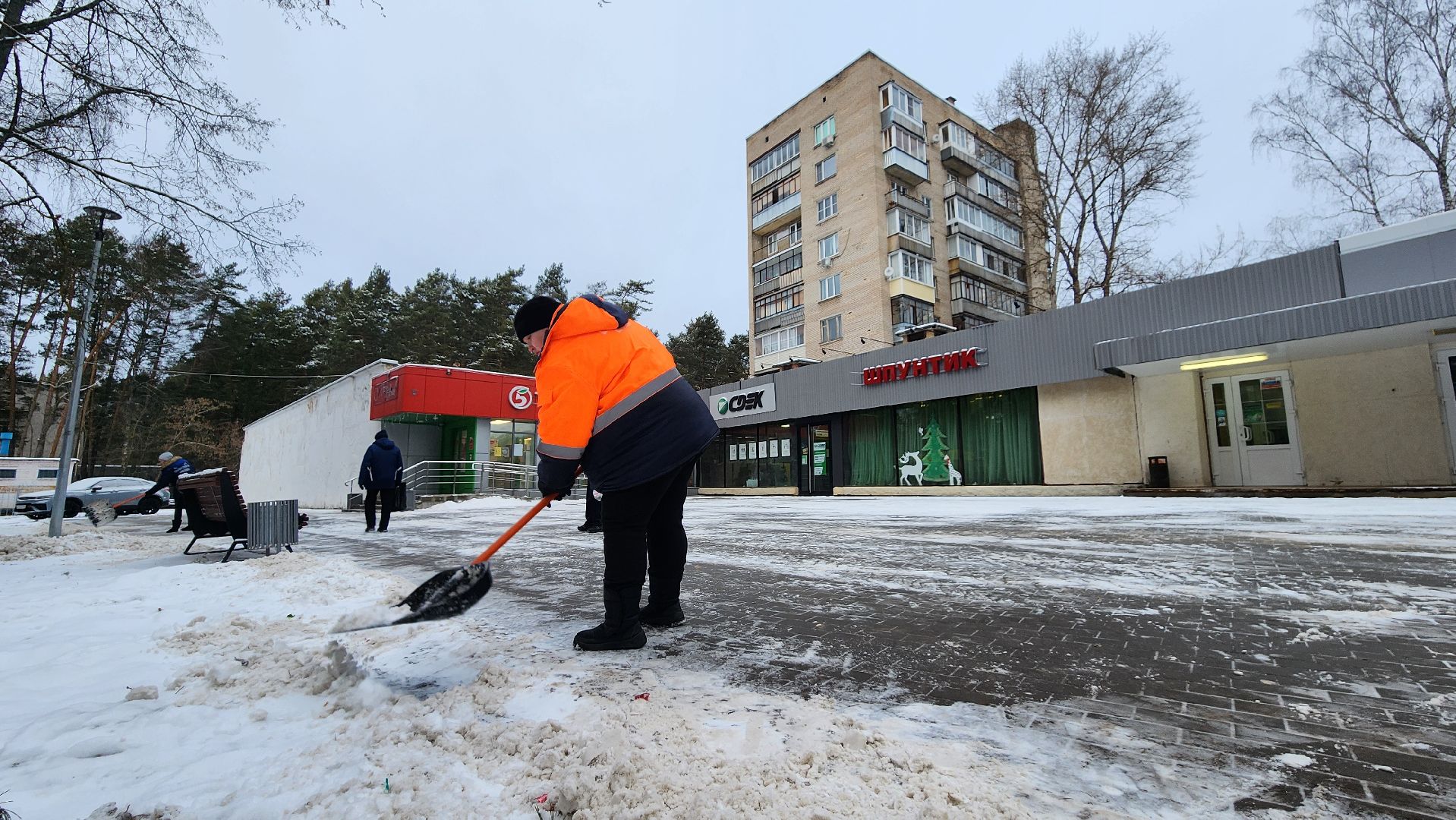 протвино, коммунальщики, комбинат благоустройства, уборка снега, г о серпухов, вертикалки,
