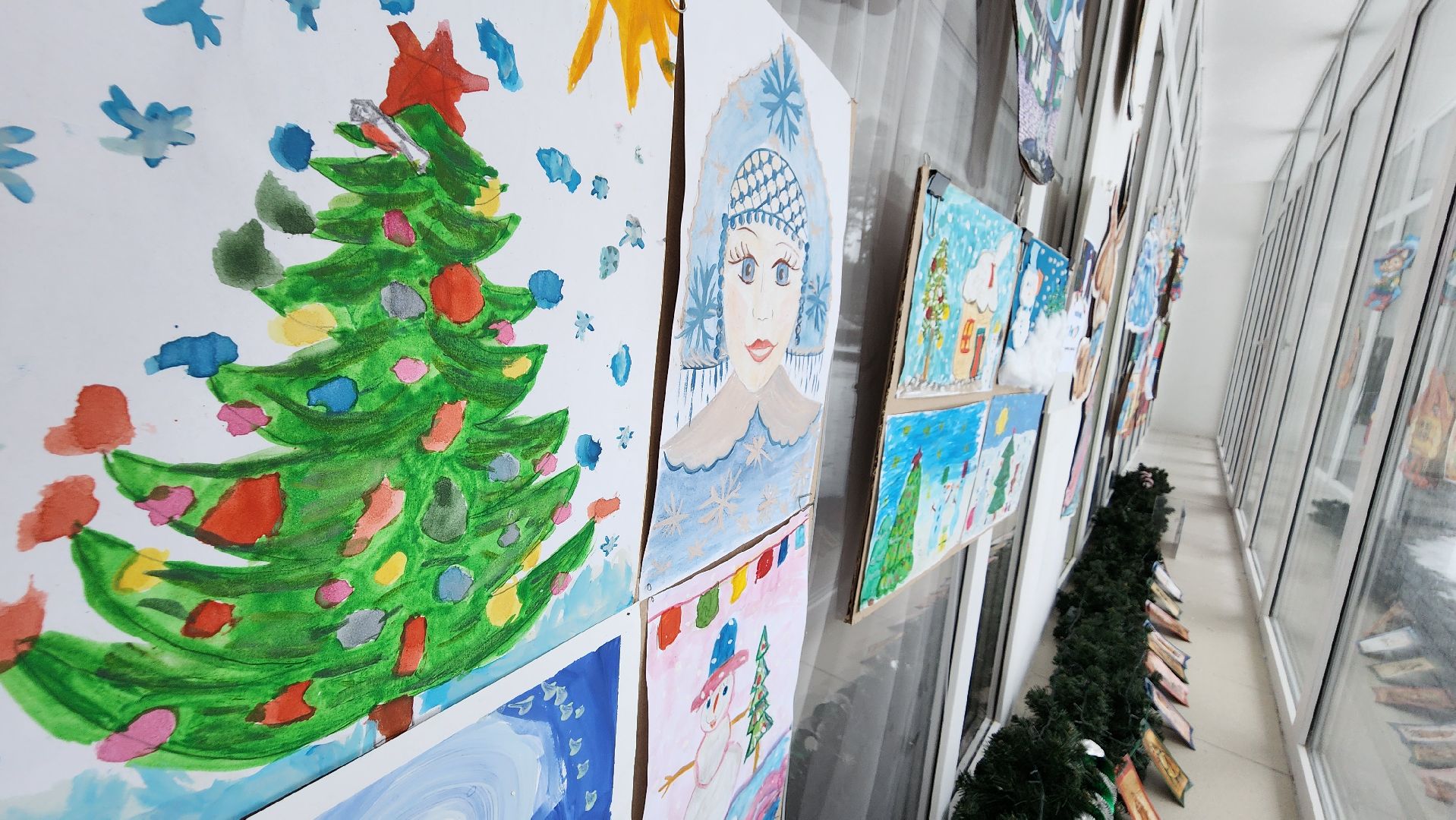 культура, выставочный центр протвино, творчество самых маленьких, г о серпухов, зима на рисунках,