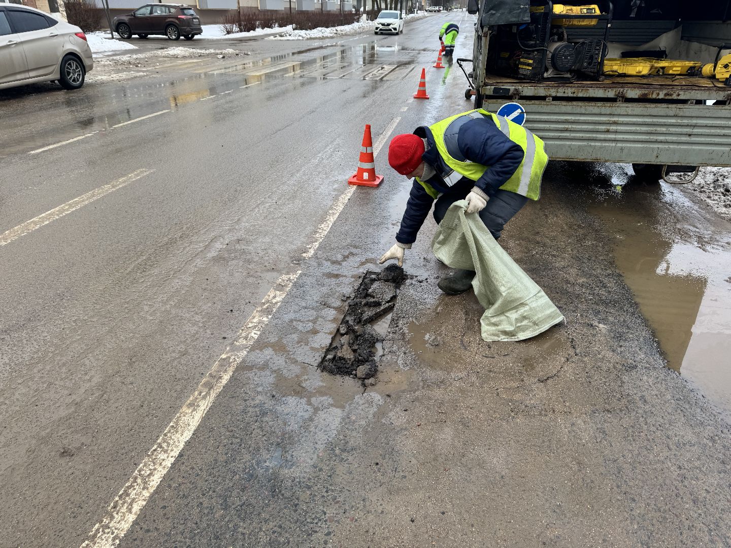 шаховская, ямочный ремонт, ямочный ремонт дорог, коммунальная служба, вертикалки,