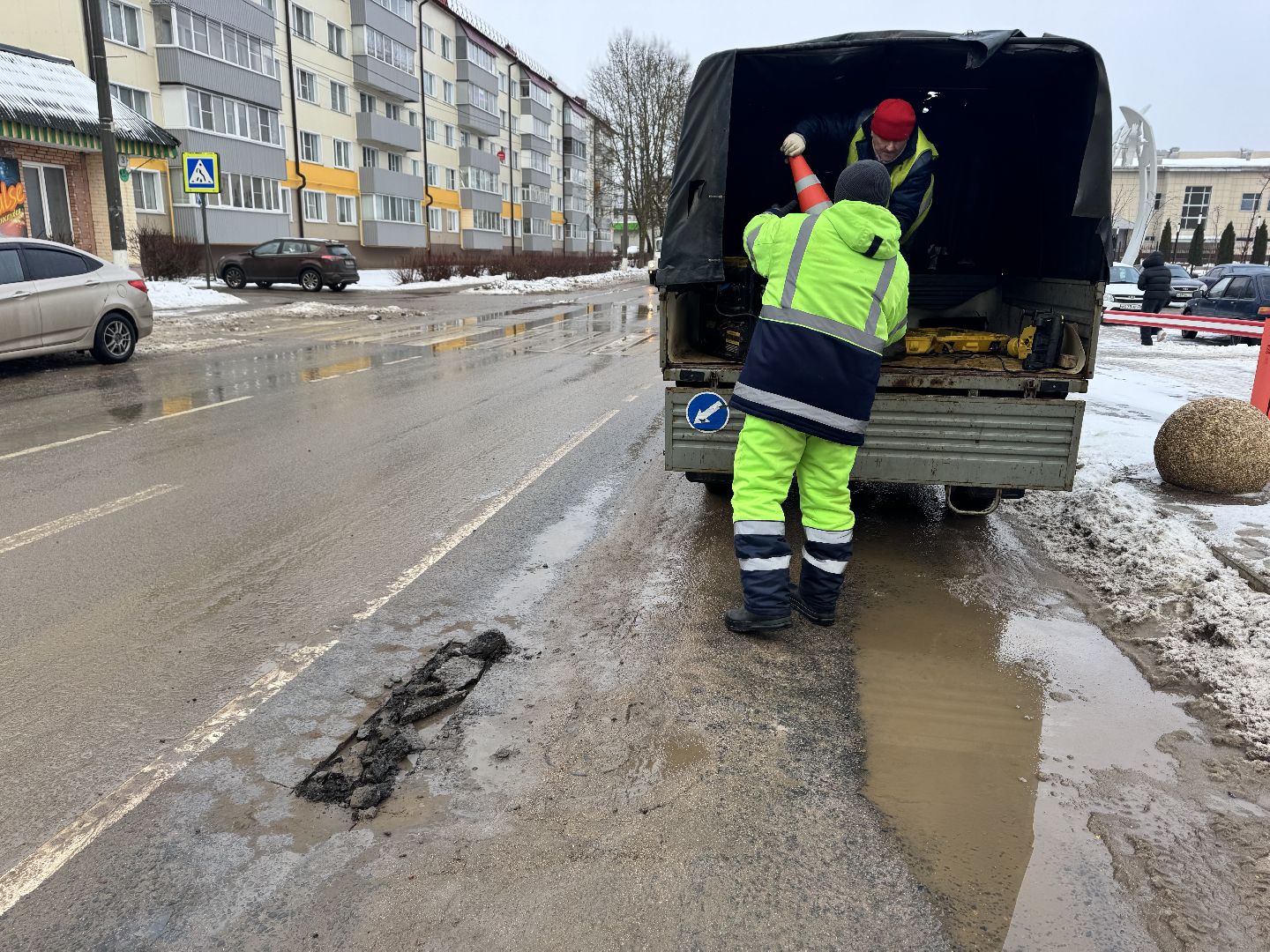 шаховская, ямочный ремонт, ямочный ремонт дорог, коммунальная служба, вертикалки,