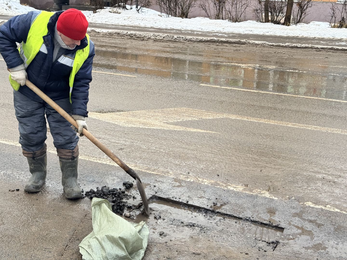шаховская, ямочный ремонт, ямочный ремонт дорог, коммунальная служба, вертикалки,