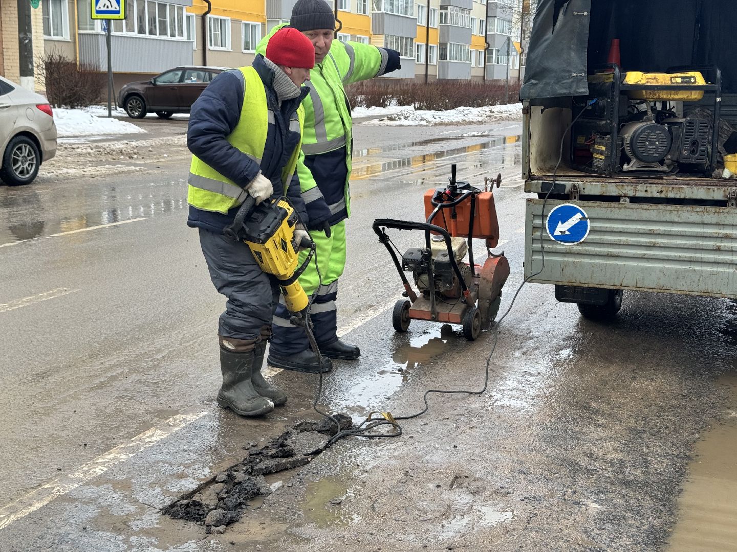шаховская, ямочный ремонт, ямочный ремонт дорог, коммунальная служба, вертикалки,