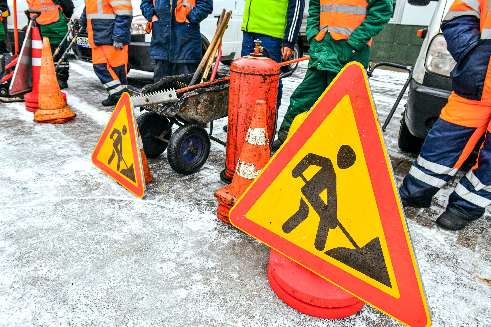 ямы, дороги, ремонт, смотр, техника, вертикалки,