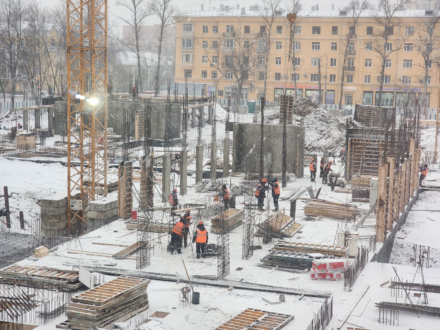 вертикалки, королёв, строительство поликлиники,