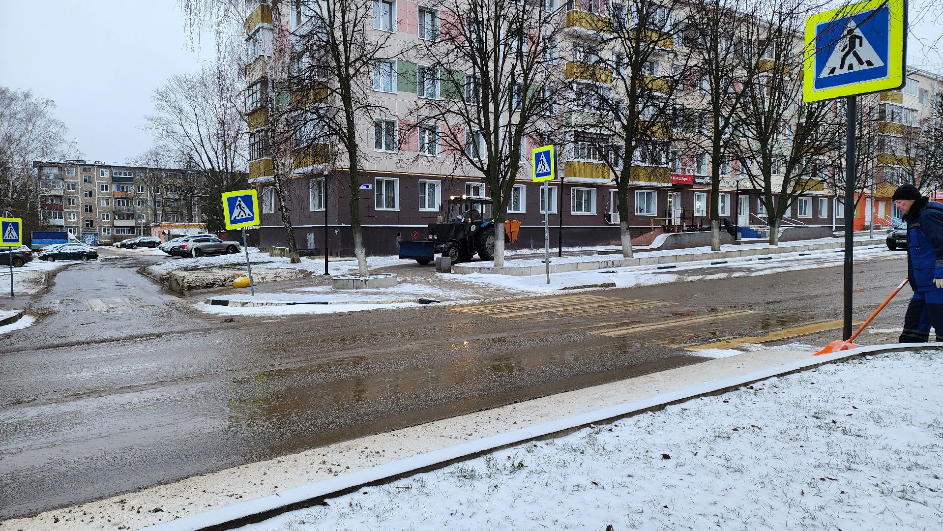 кашира, мбу благоустройство, уборка города от снега, обработка от льда, вертикалки,