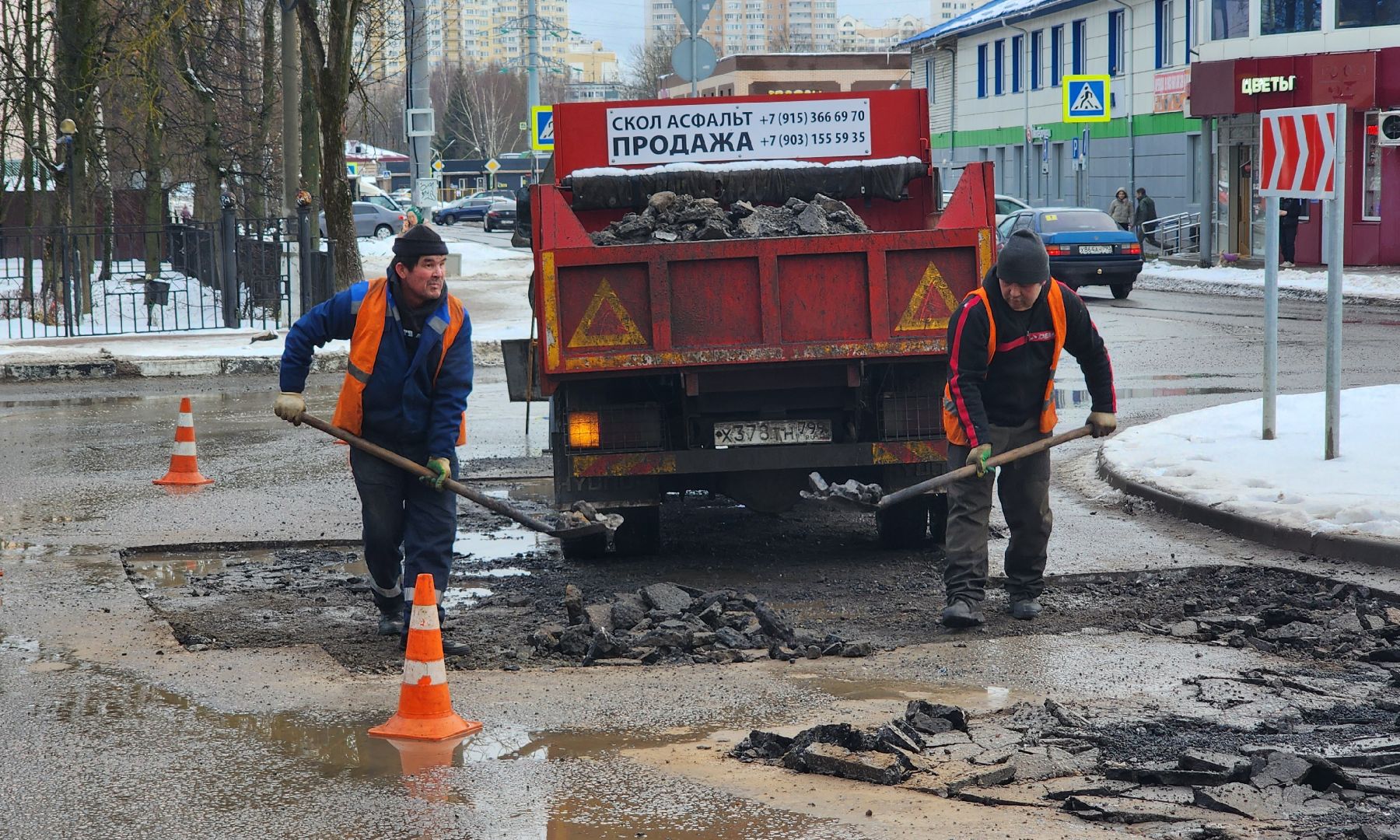 солнечногорск, вертикалки, дороги, укладка асфальта, добродел,