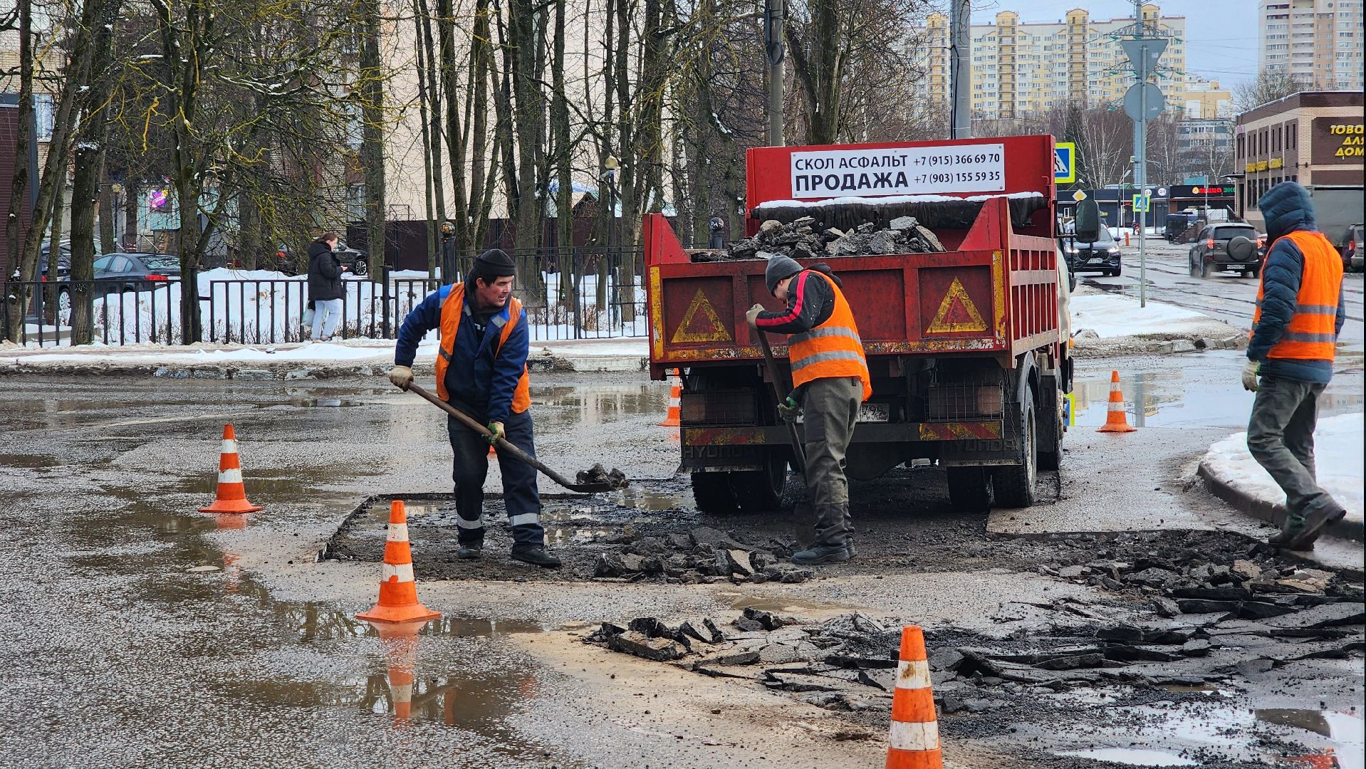 солнечногорск, вертикалки, дороги, укладка асфальта, добродел,