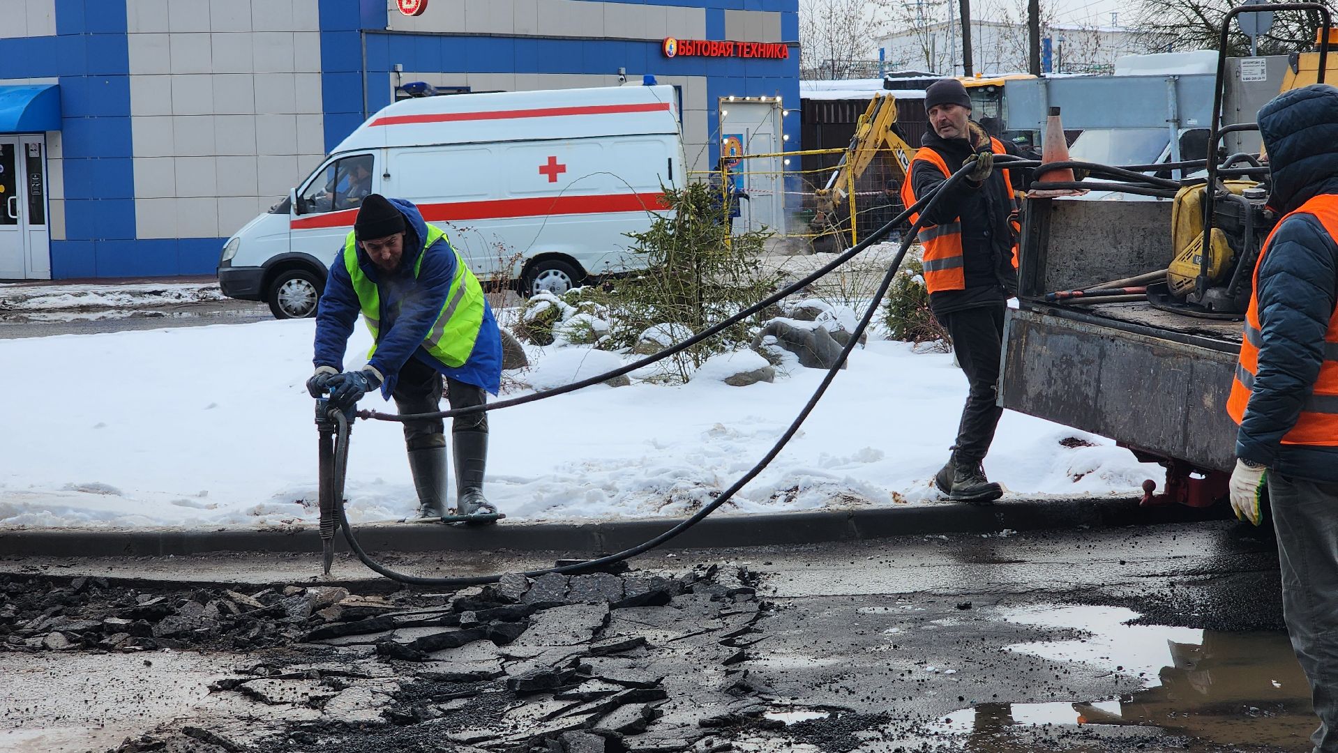 солнечногорск, вертикалки, дороги, укладка асфальта, добродел,