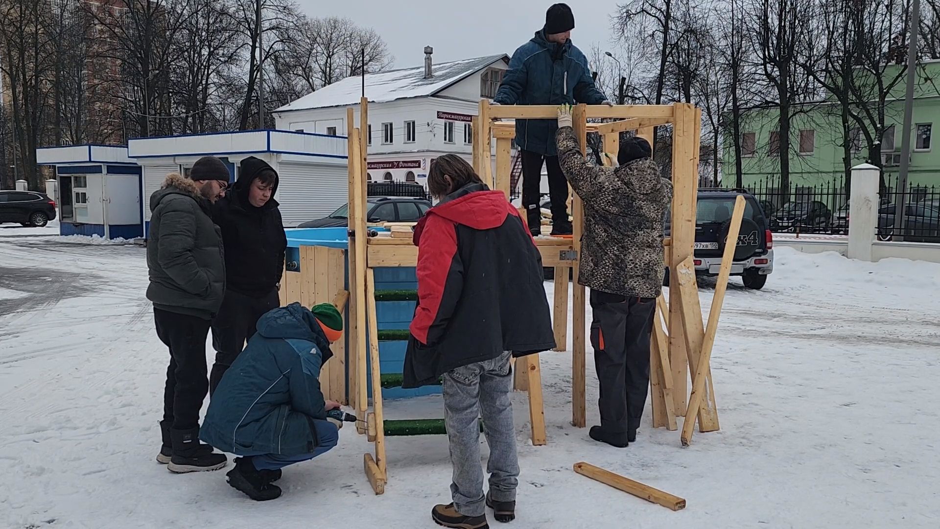 вертикалки, королёв, крещение, купель,